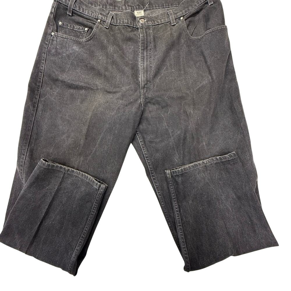 Vintage 90's Levi's 545 Men's Relaxed Jeans in Faded Black 44x30